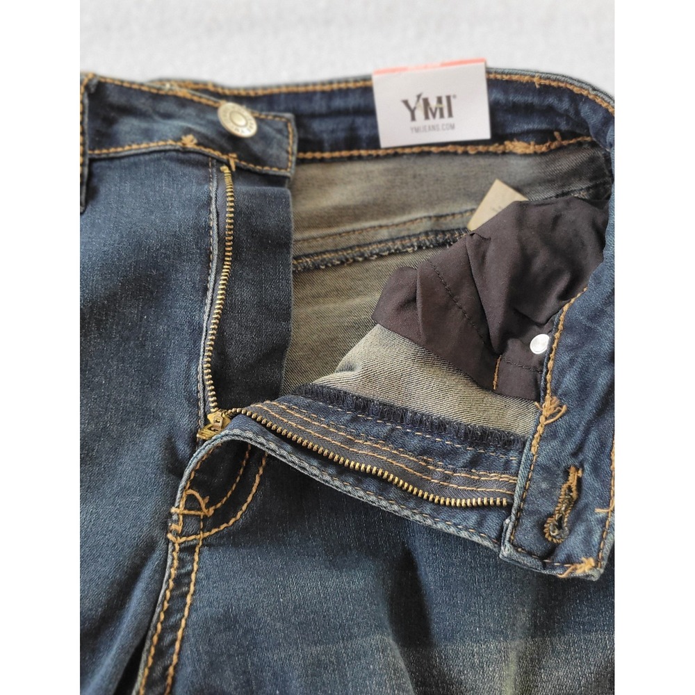 YMI Junior jeans, skater jeans, wide legs, 11/30 high rise, NWT - Picture 4 of 15